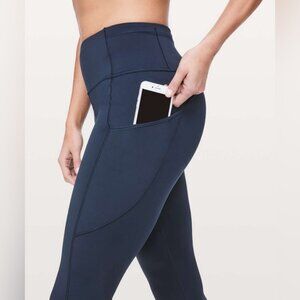 Lululemon Fast and Free Capri Leggings with Pockets